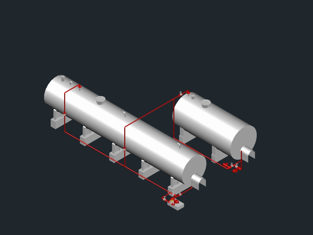 Erdöl-Asphalt-Zement-Pipeline