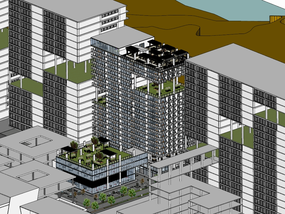 Bibliothèque + multifamilial