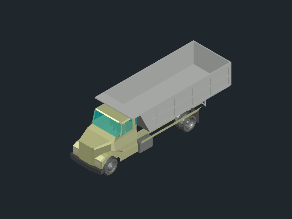 Mining hopper truck 