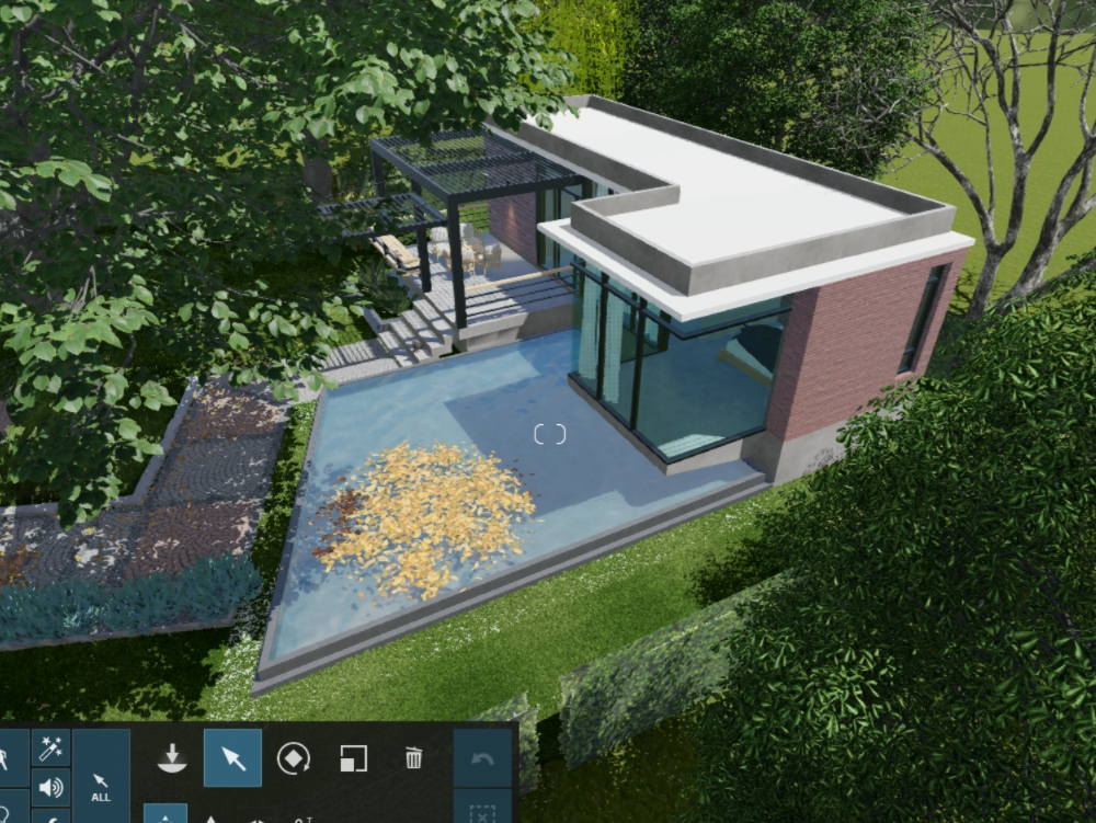 3D rendering and modeling of housing in Lumion