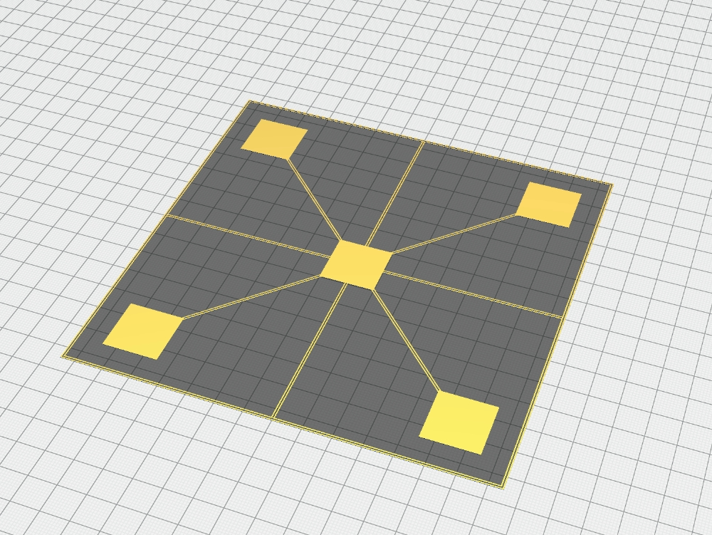 Level test for 3D printer bed