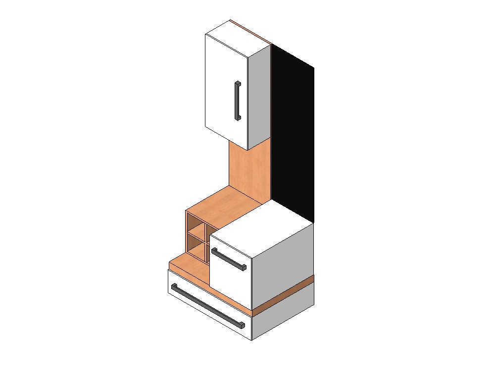 Multipurpose Furniture with Mirror