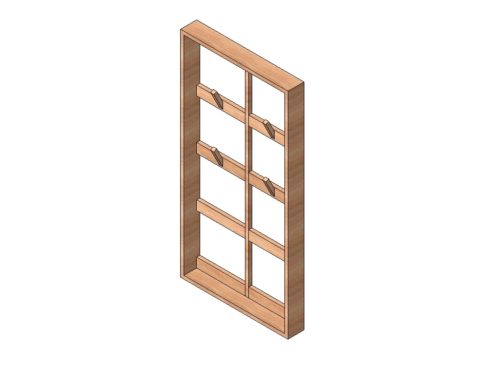 Nordic standing coat rack