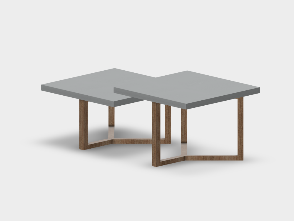 Mesas de centro em cascata nórdicas