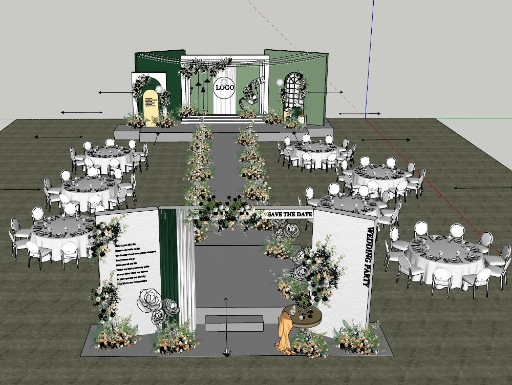 Decoração de casamento