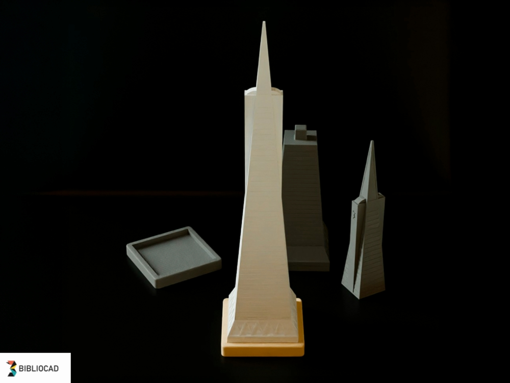 Transamerica pyramid – modelo 3d imprimible del rascacielos icónico de san francisco