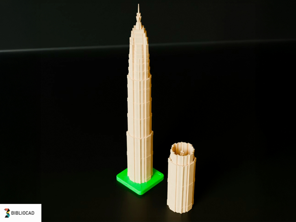 Jin Mao Tower – 3D printable model of Shanghai's iconic skyscraper