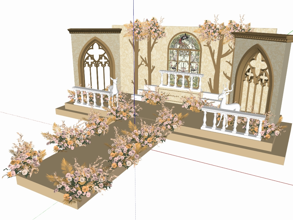 Cenário de casamento