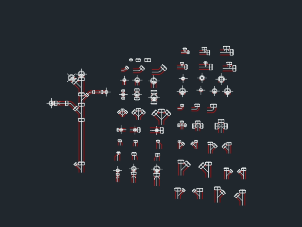 Rohre; Winkel; Entwässerungsanschlüsse