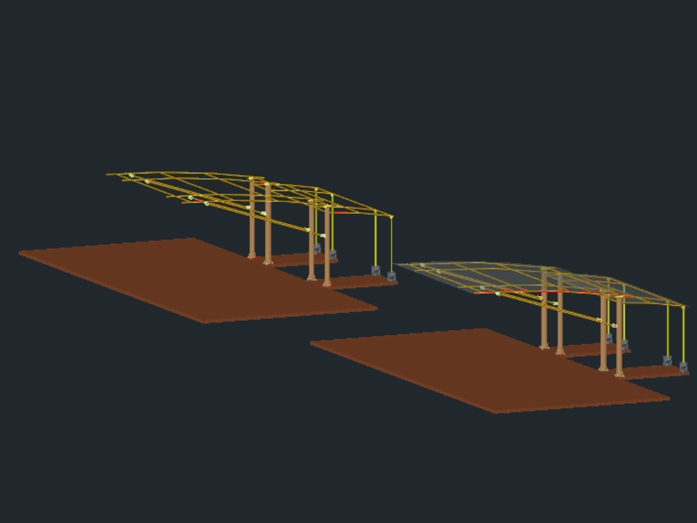 Cobertizo para estacionamiento