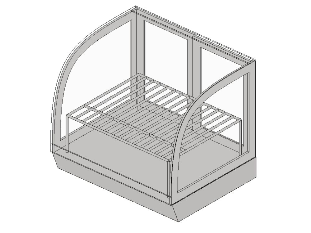Refrigerated display case