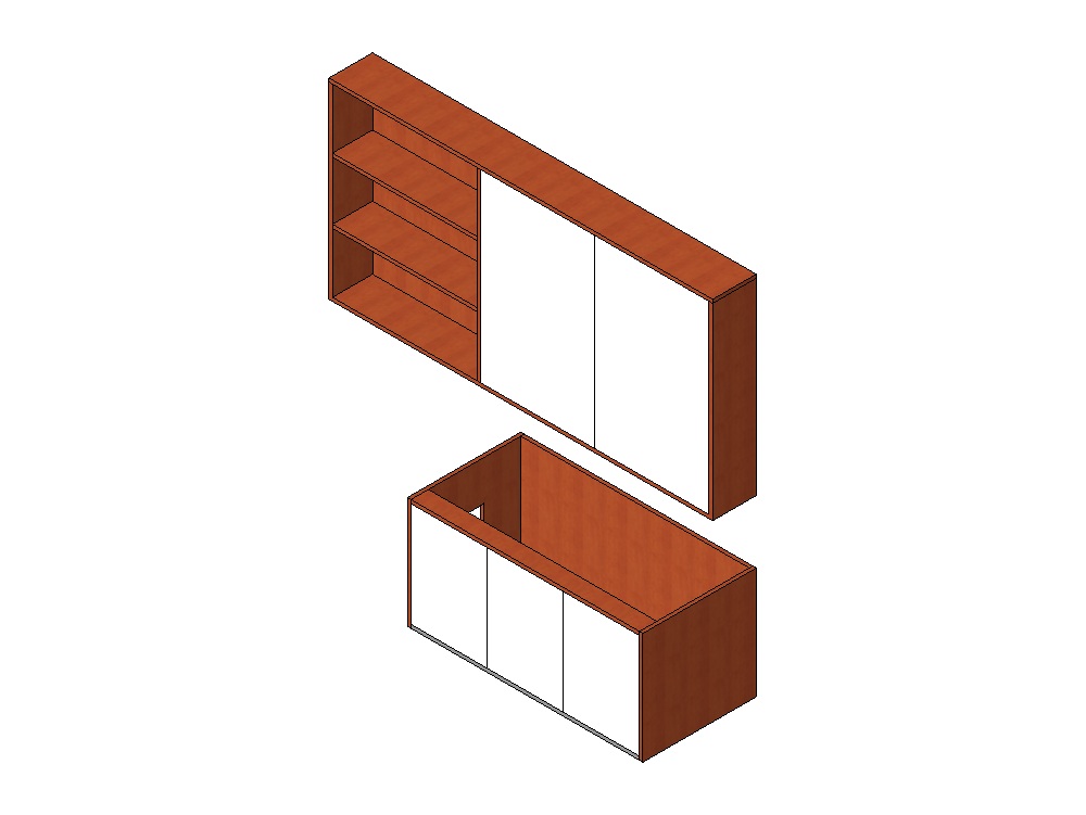 Upper and lower auxiliary sanitary cabinet