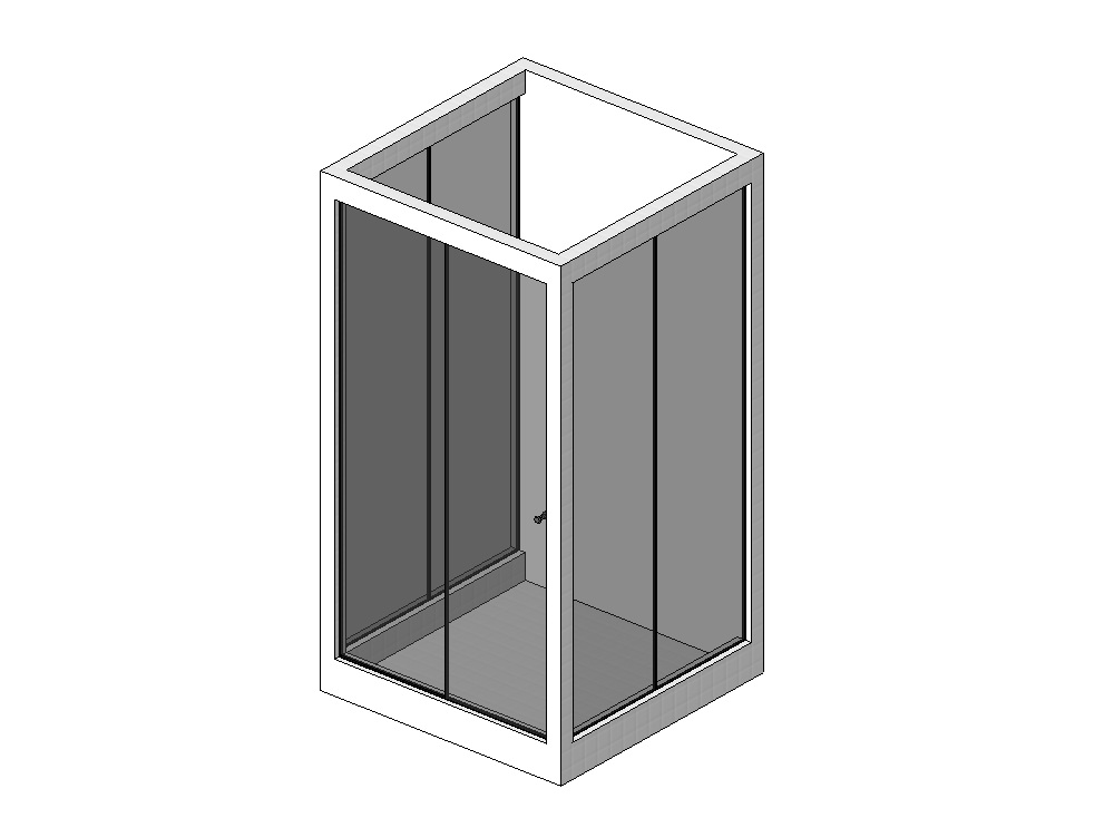 Caja de ducha acristalada