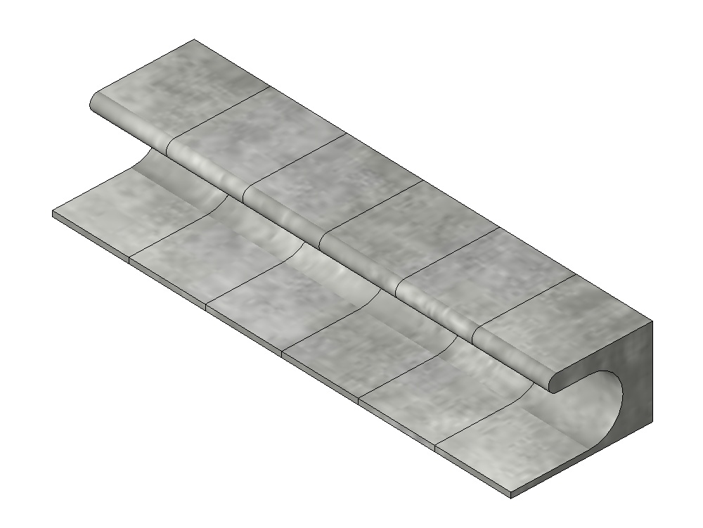 Banco urbano de hormigón