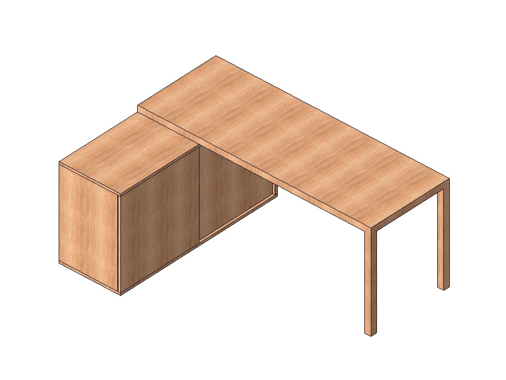 Escritorio esquinero nórdico