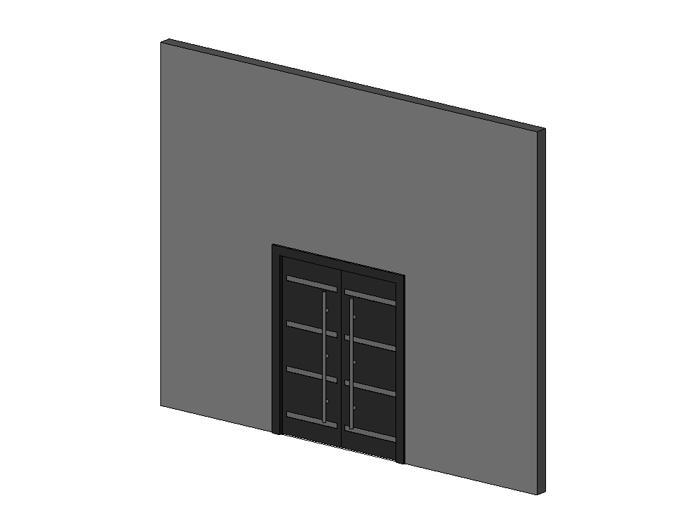 Puerta exterior doble