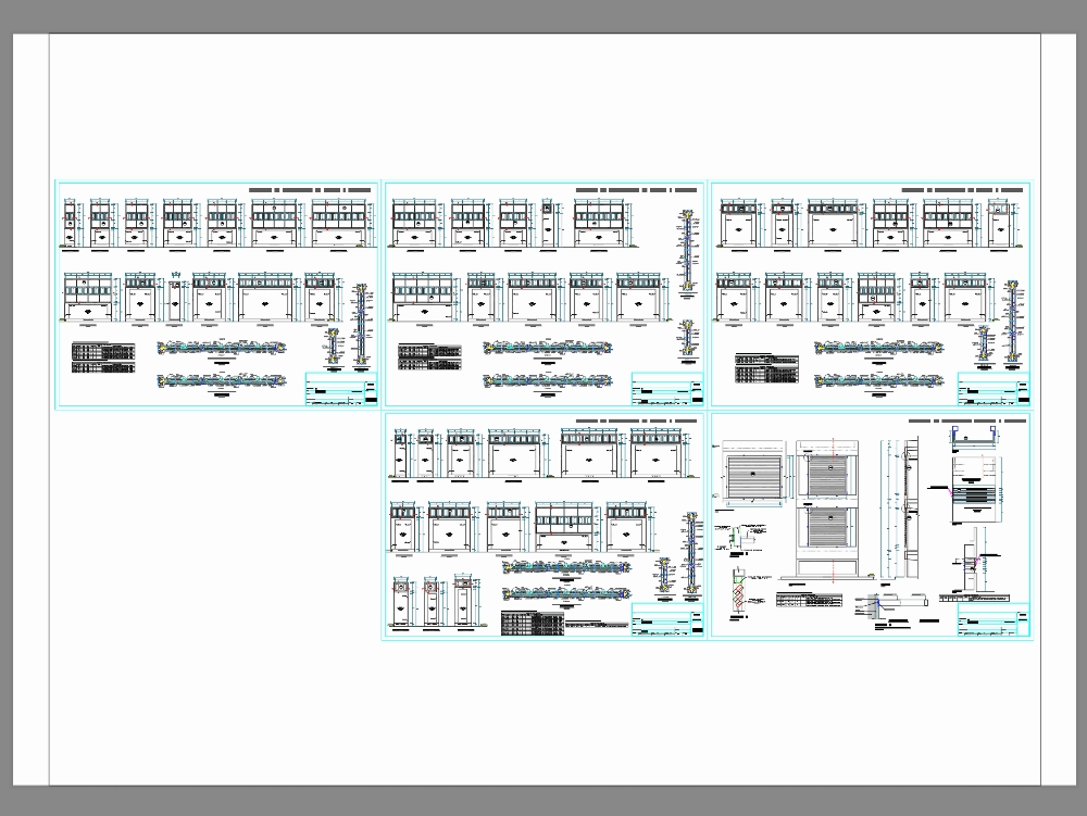 Détails des fenêtres d'un centre éducatif