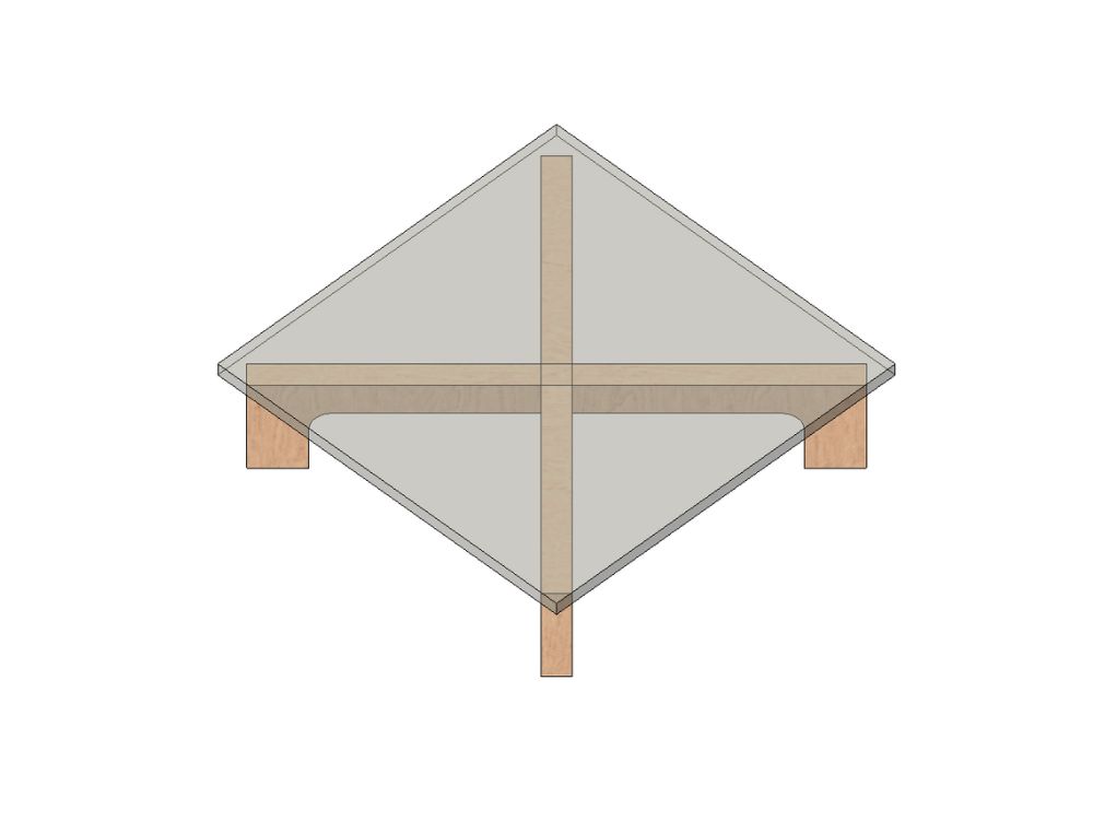 Mesa baja estilo japandi