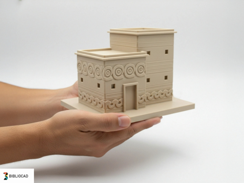 Aegean house – printable 3D model inspired by ancient Mediterranean architecture