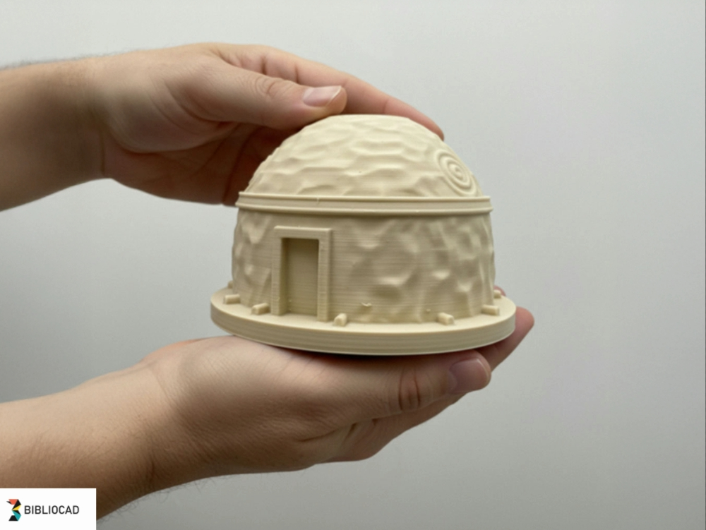 Neolithic hut – printable 3D model inspired by humanity's earliest dwellings