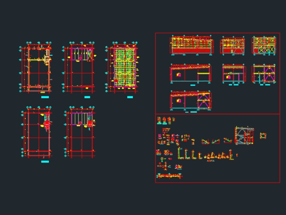 Warehouse structural plan 