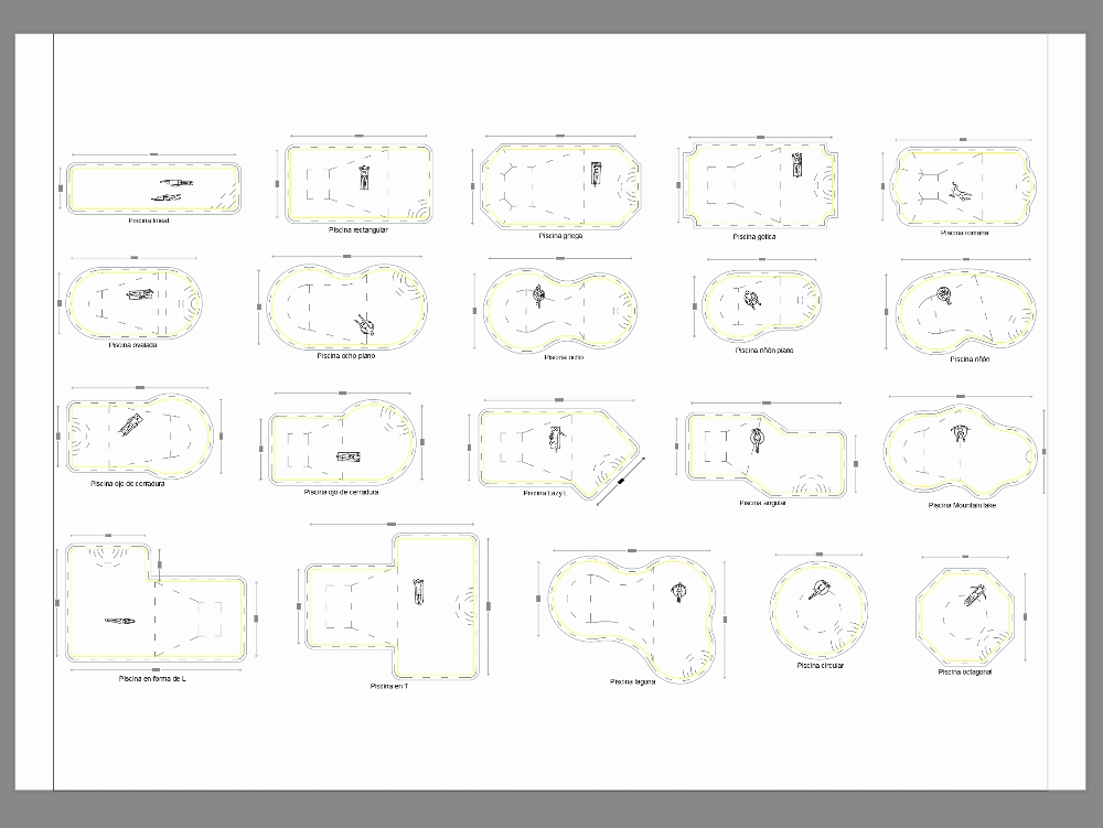 Piscines au rez-de-chaussée