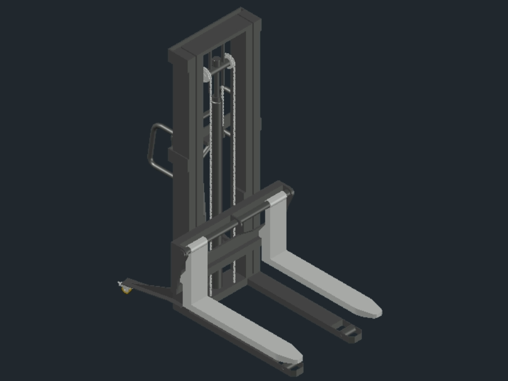 Elevador manual hidráulico 2tn negro