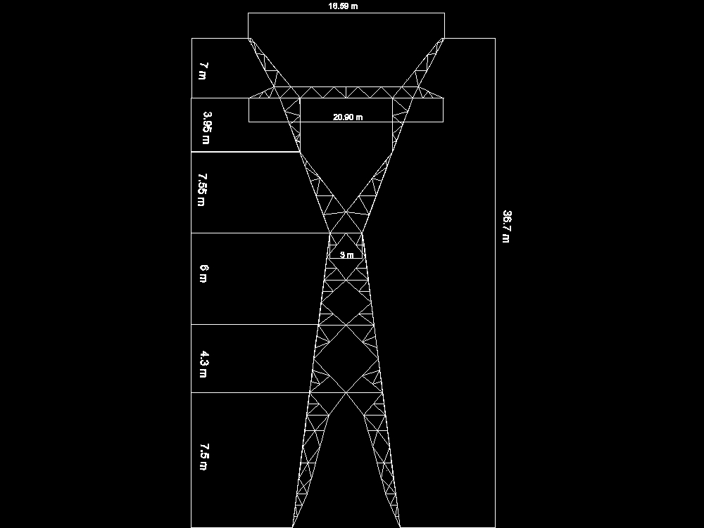 32-meter transmission line