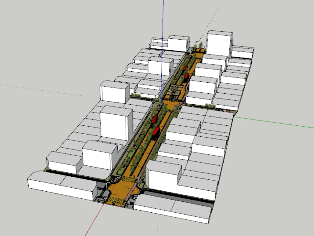 Bushaltestellenabschnitt