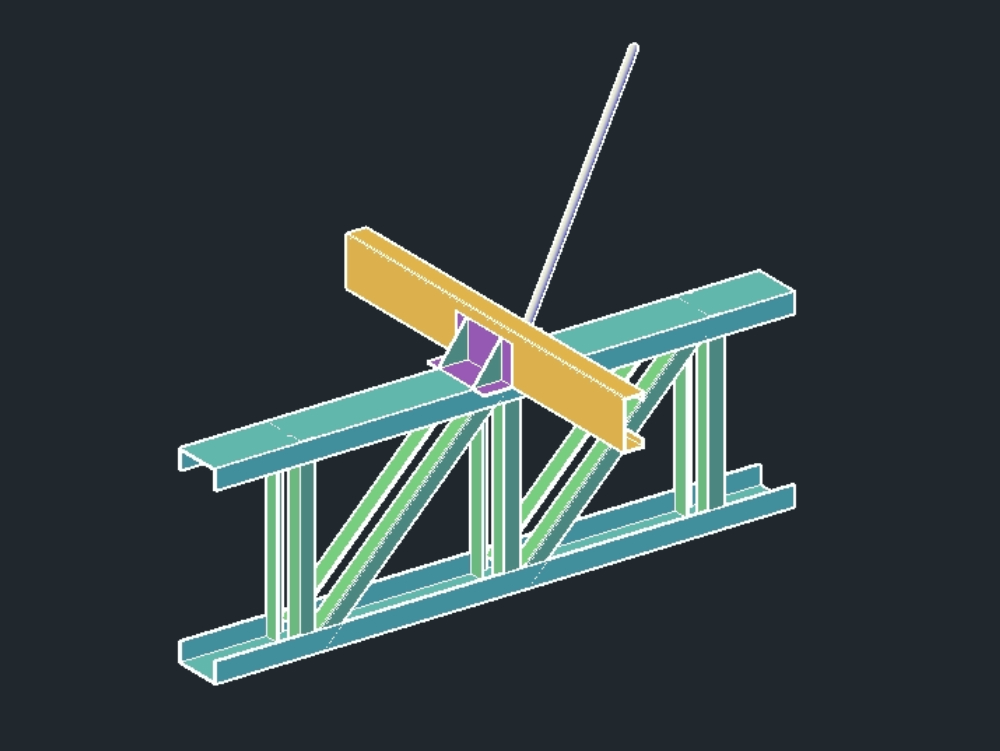 Detalle de estructura metálica  
