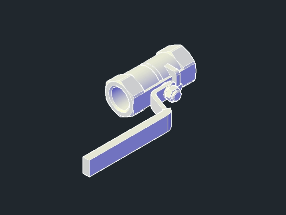 Schnellflussventil, 1-4 Zoll Gewinde.