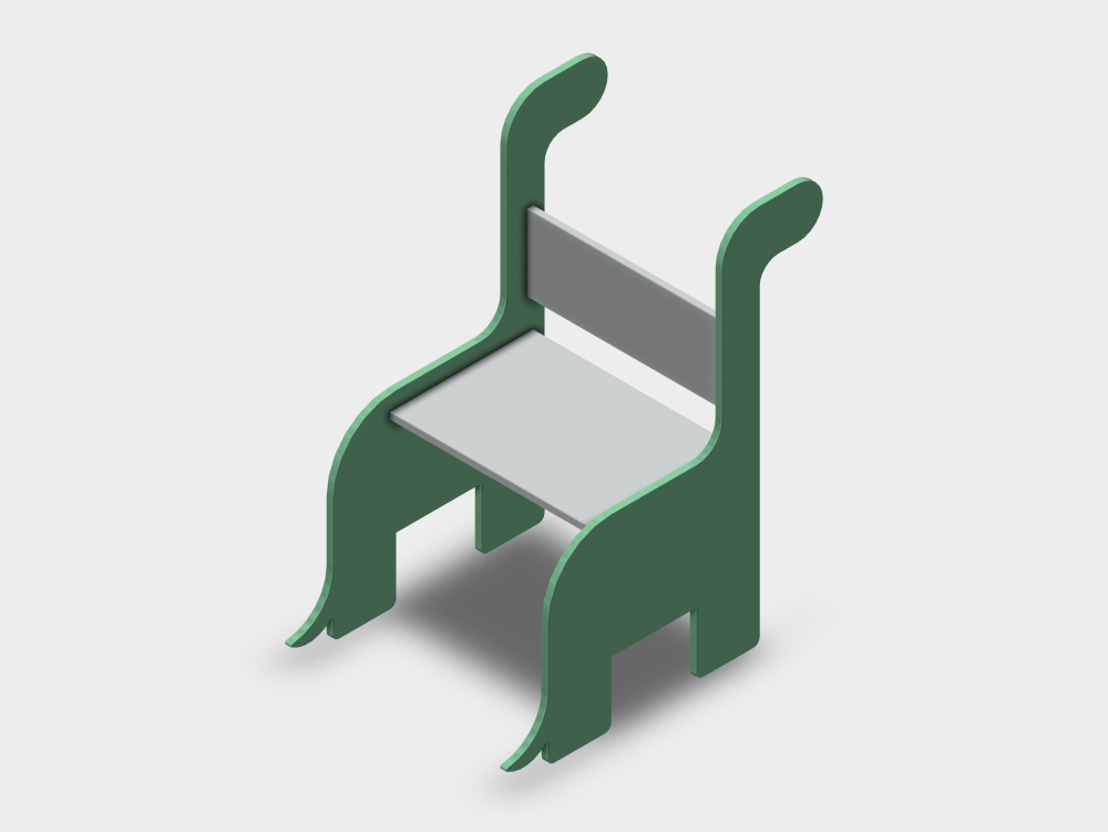 Dinosaur-themed children's chair