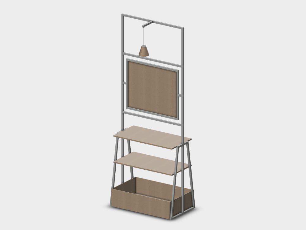 Multifunctional vertical display