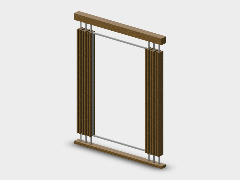 Modular divider with frame