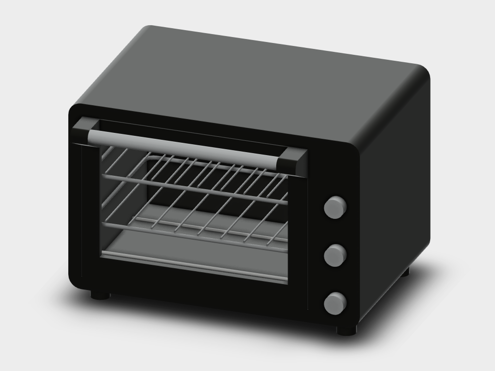 Electric oven in RFA | CAD download (535.19 KB) | Bibliocad