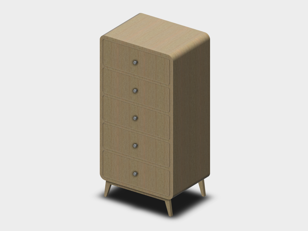 Vertical chest of drawers