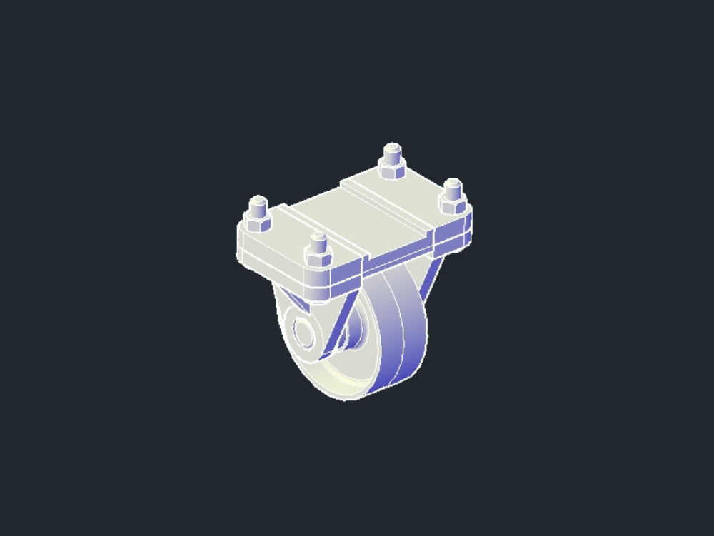 Industrial swivel caster 