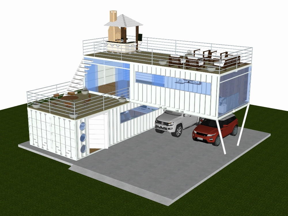 Logements en conteneurs