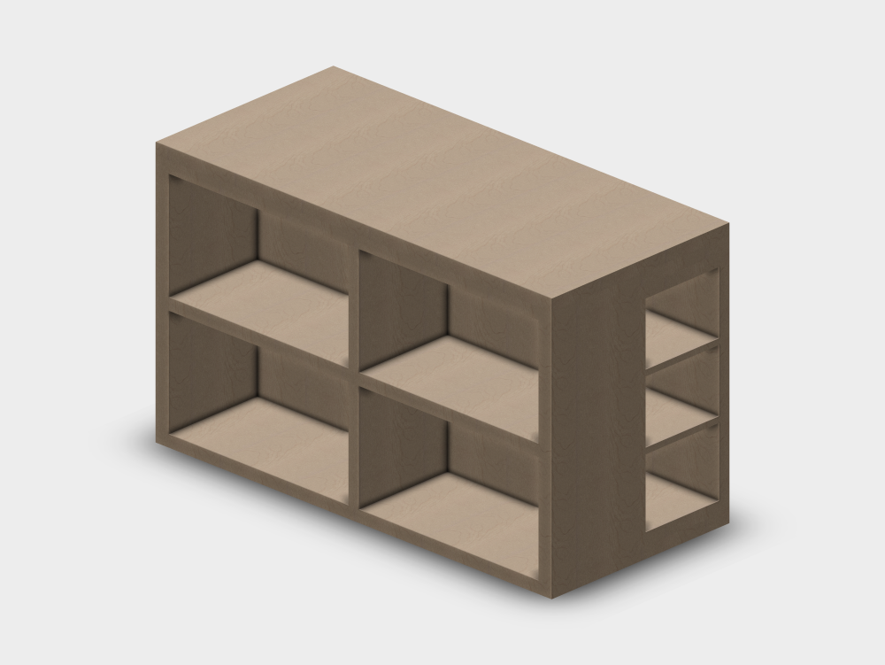 Mueble de almacenamiento para oficina