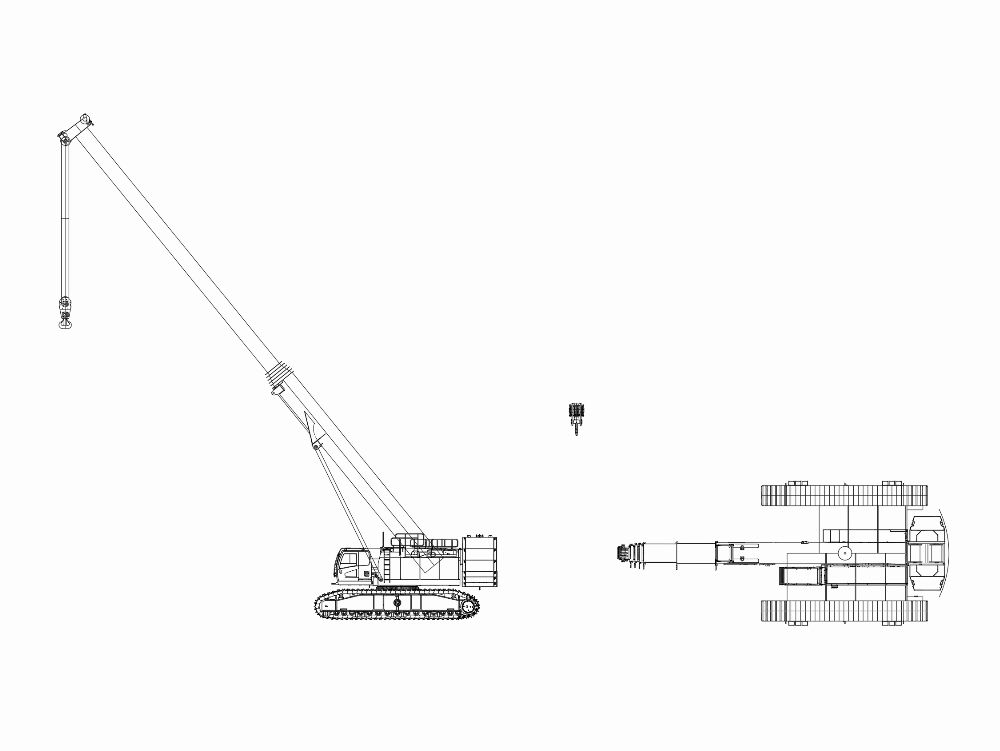Grua reticulada marca sany sce 2500tb