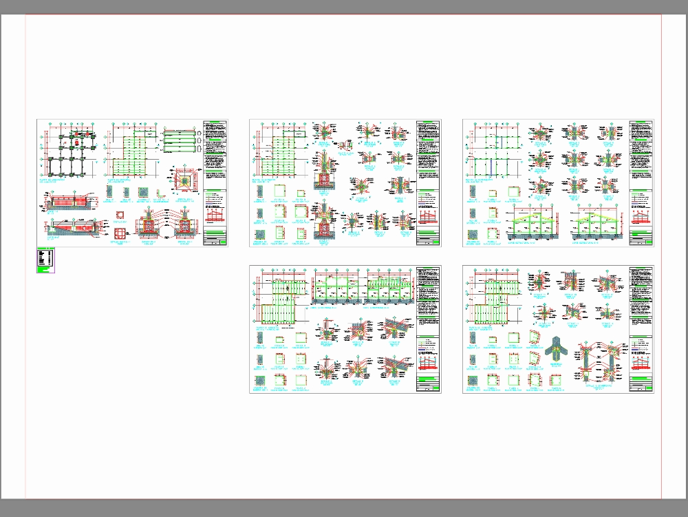 Estructura de vivienda  de madera