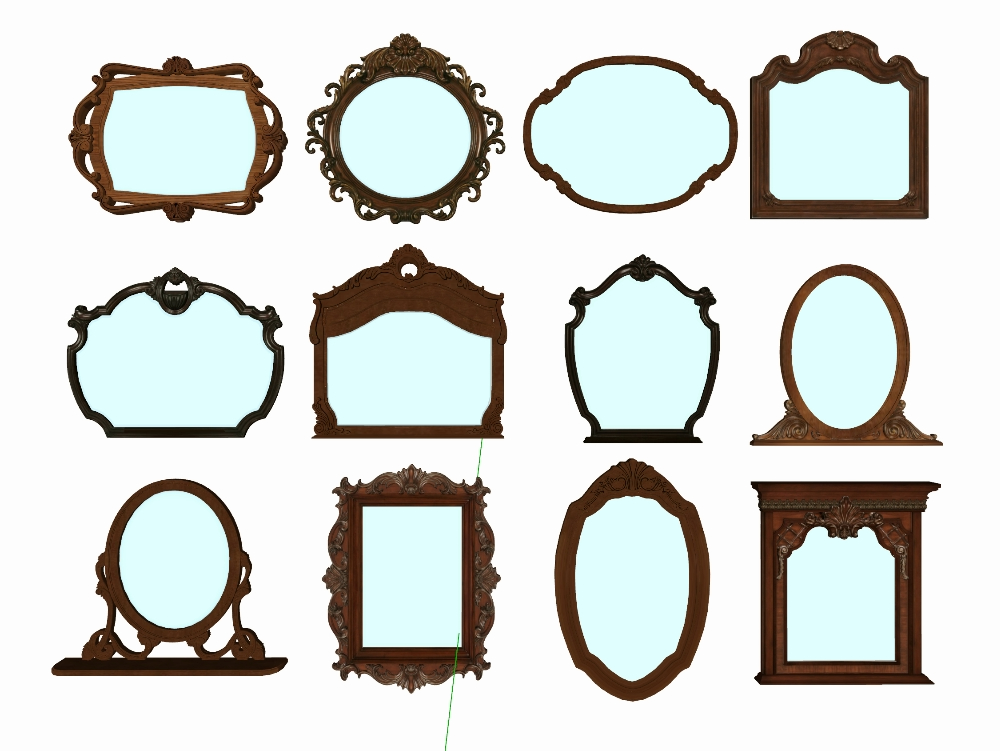Classic decorative mirrors
