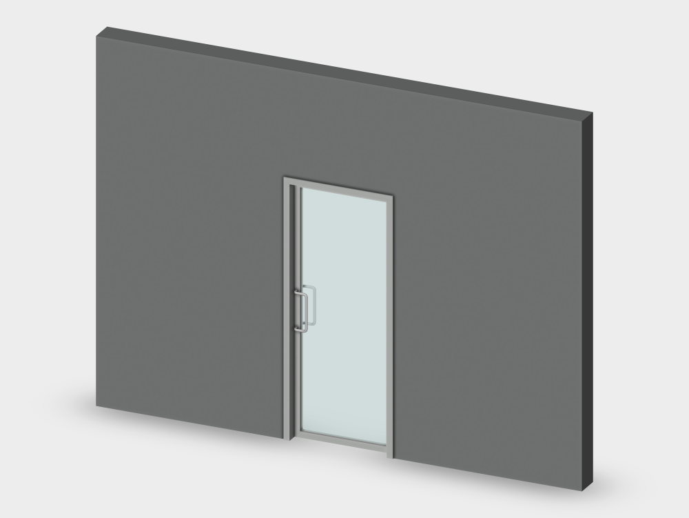 Puerta para sistema de escaparate