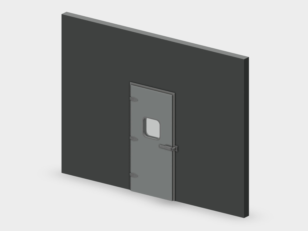 Puerta industrial para refrigeración y ambientes controlados