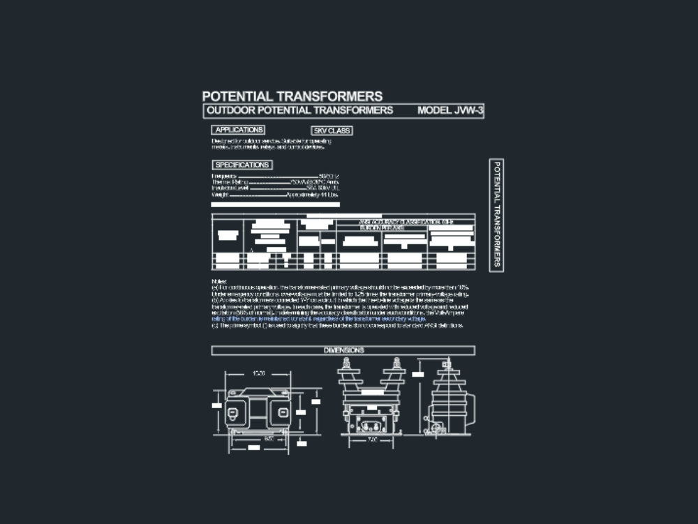 Potential transformer