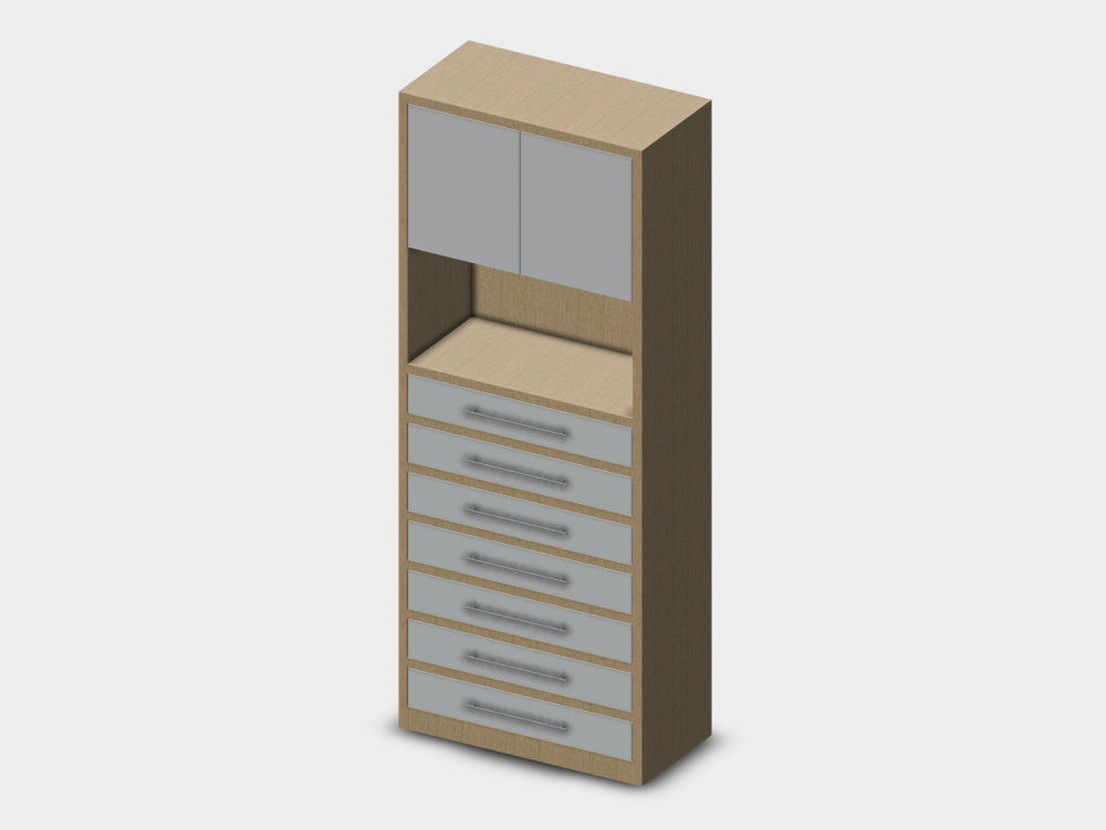 Vertical wardrobe