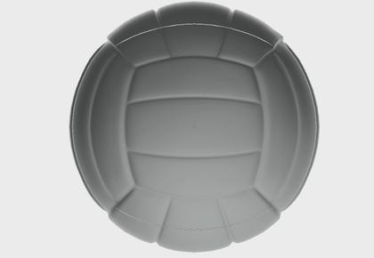Pelota de vóley 3d