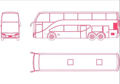 Autobuses en AutoCAD 112 Bloques CAD gratis | Bibliocad