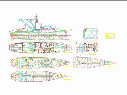 Speed Boat Elevation CAD blocks Free Download DWG File - Cadbull