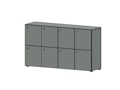 High cabinet for office and/or schools